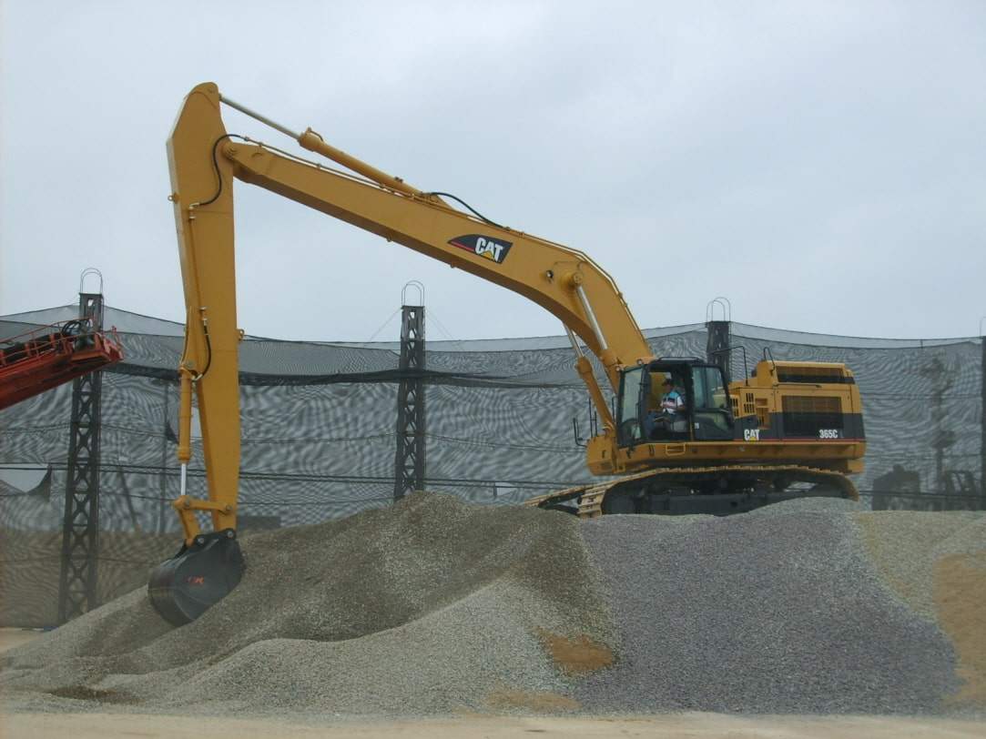 long arm excavator